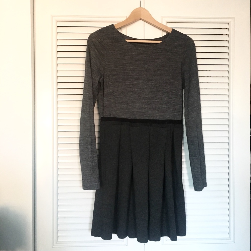 Grey Zara dress with ribbon waist